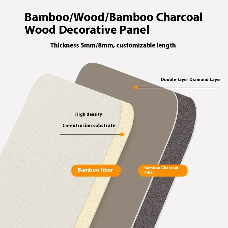 SilentBamboo Acoustic Charrage Panels